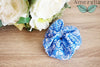 Chouchou fleuri bleu